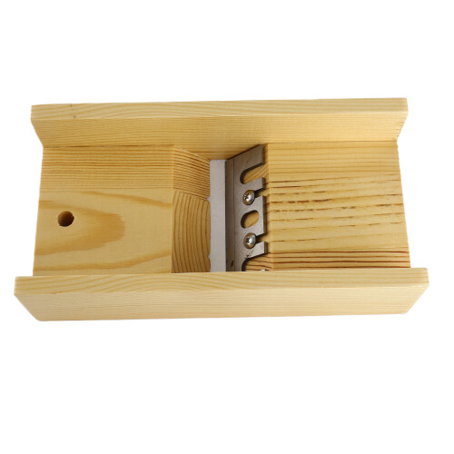 Adjustable Pine Wood Soap Beveler Cutter 19.5x11cm Hand-Made Tool 2