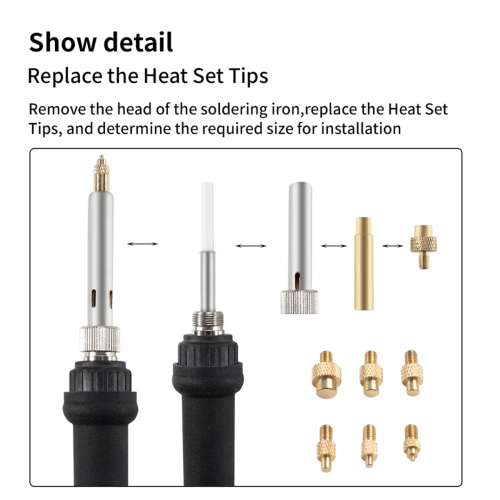 Stealth Kit Heat Set Insert Tool für 3D-Drucker EU-Stecker 1