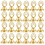 24 Pcs Gold Table Number Holders Wire Picture Holder 1