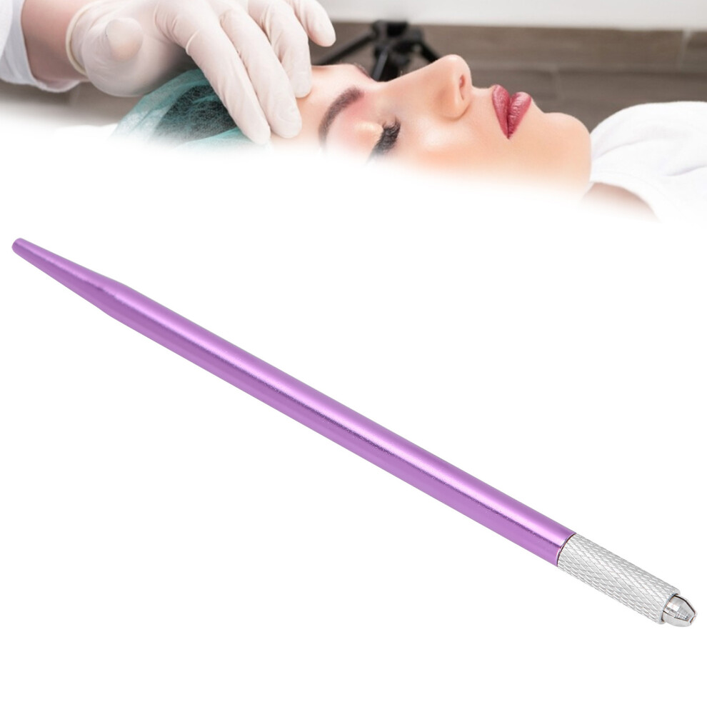 Purple Semipermanent Microblading Tattoo Pen For Eyebrow Eyeliner Lips,