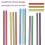Professional 12Pcs Metallic & Fluorescent Colored Pencils for Art 12