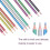 Professional 12Pcs Metallic & Fluorescent Colored Pencils for Art 8