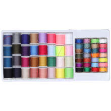 Ensemble de fils de canette de couleur, 32 bobines, 28 canettes