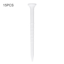 Caiton 15pcs Plastic Golf Cup Tip Tees Training
