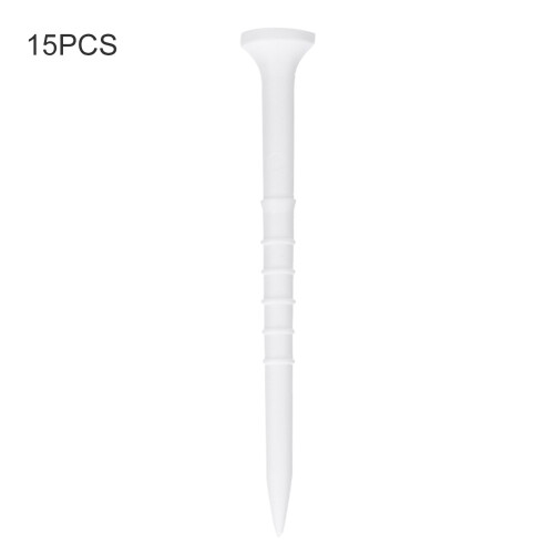 Caiton 15pcs Plastic Golf Cup Tip Tees Training