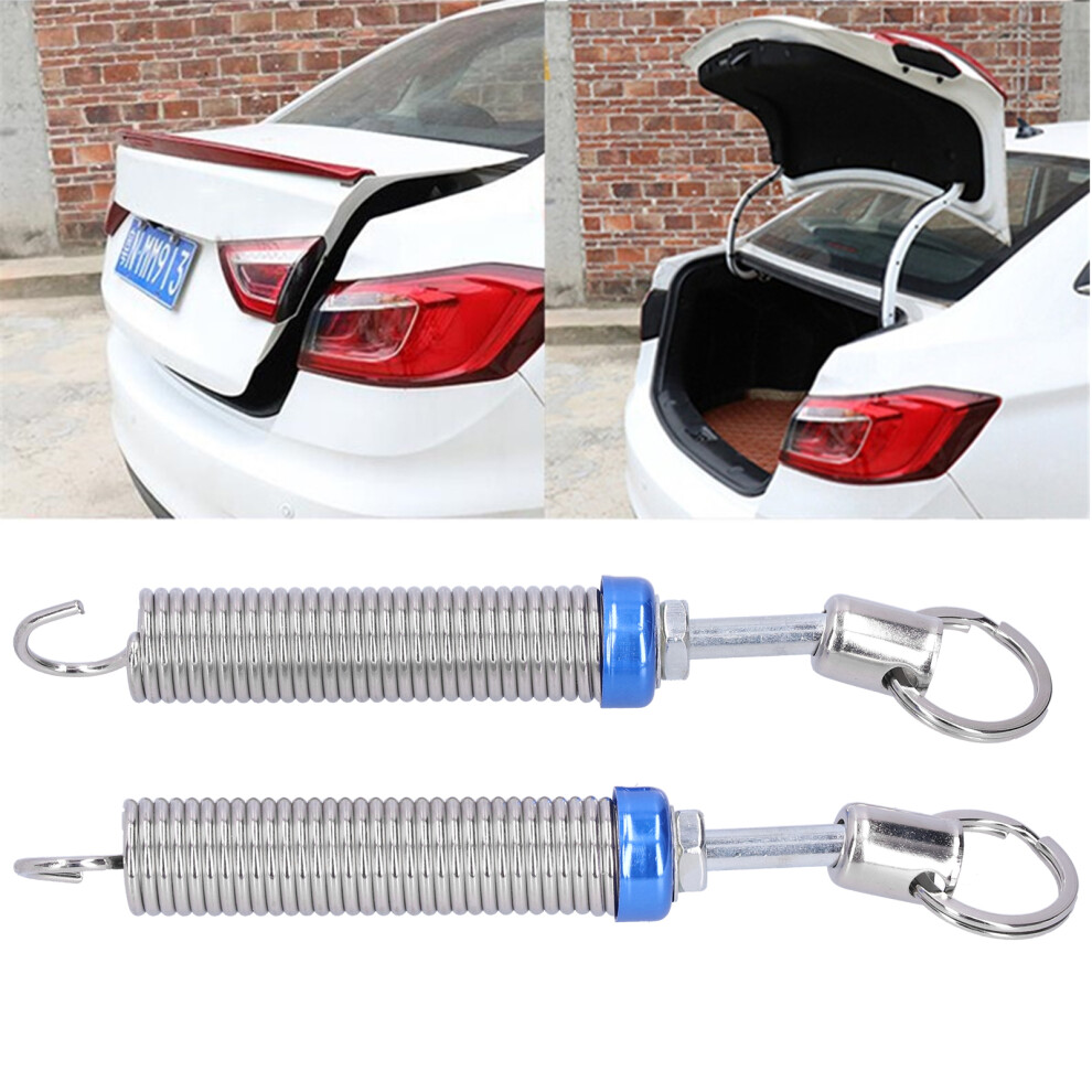 2Pcs Adjustable Trunk Lifting Springs For Auto Boot Lid - Silver/Blue 6911340706757