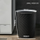 Plastic Small Trash Can Wastebasket, Garbage Container Basket(black) 3