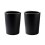 Plastic Small Trash Can Wastebasket, Garbage Container Basket(black) 1