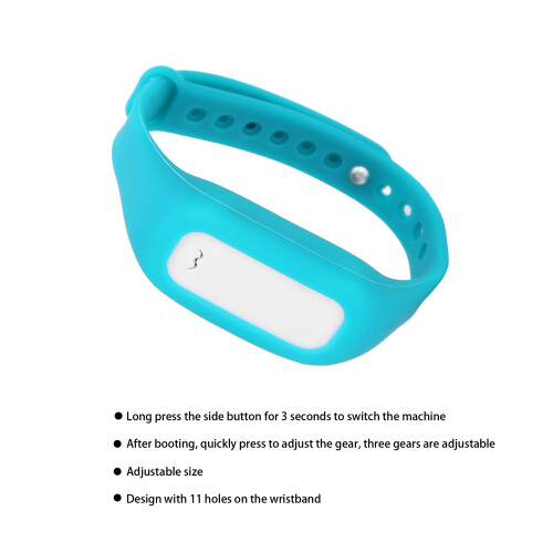 Smart Anti Snoring Wristband with USB Charge Adjustable Bleu Vert 2