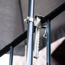 Klapphalter für Klimaschirm für Stangen 25 mm-32 mm, Schnellmontage & schadensfrei