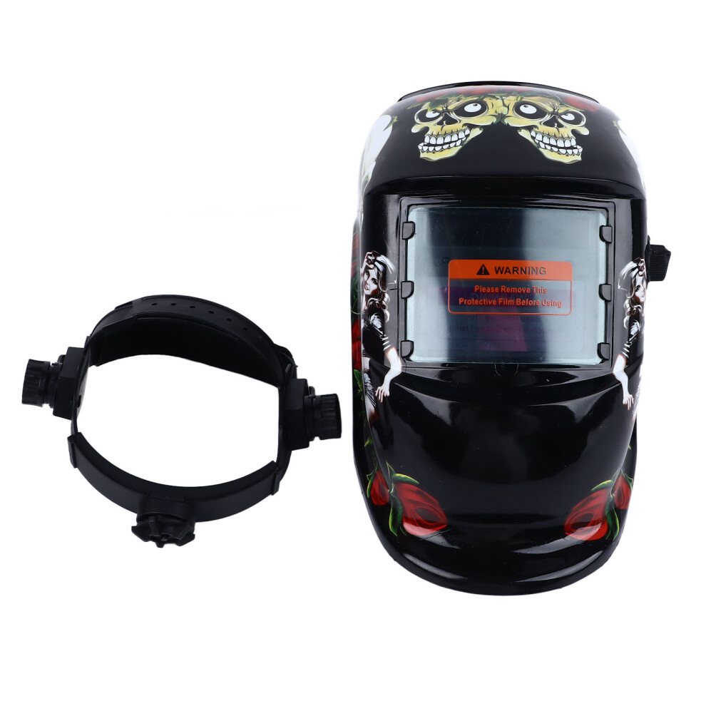 Auto Darkening Welding Helmet Large View Solar