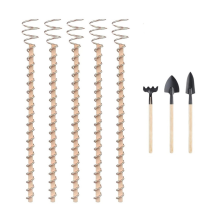 Estacas de jardim Antena de jardinagem Varas de cobre Fio de cobre 30 cm