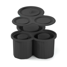 Bac à glaçons en silicone avec couvercle, moule à glaçons facile à démouler