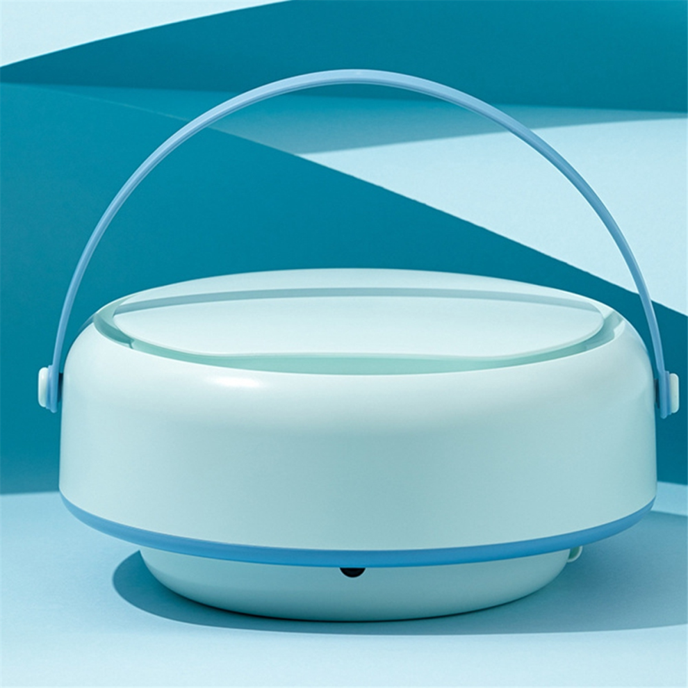 Enchufe Ue, Lavavajillas Plegable DoméStico Mini Turbo Lavavajillas Azul-image