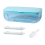 48 Double Silicone Large Capacity Ice Box Ice Storage Ice Box Blue 2