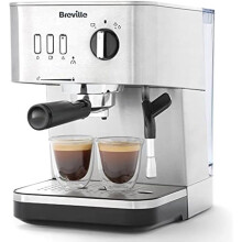 Macchina per espresso Breville Bijou | Macchina per espresso, cappuccino e latte automatica e manuale | Pompa 15 bar | Bocca vapore |