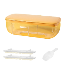 Glacière double en silicone de grande capacité, 48 glacières, jaune