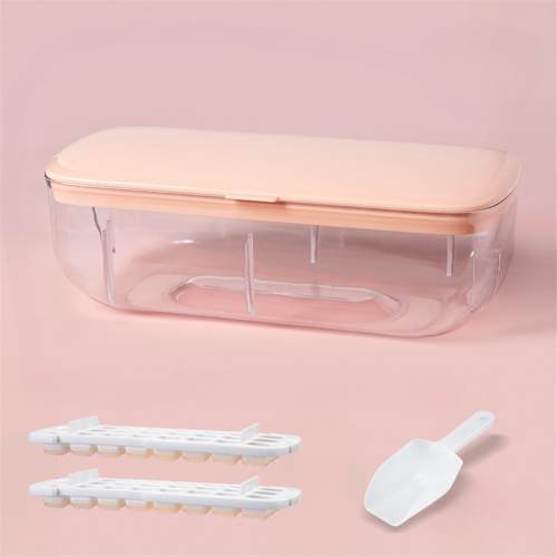 48 Double Silicone Large Capacity Ice Box Ice Storage Ice Box Blue 2