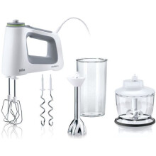 Batteur à main - BRAUN - HM5137WH - 750 W - Fonction turbo - 9 présélections