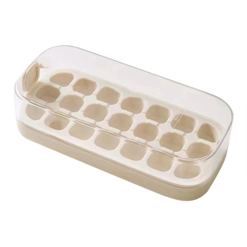 Bac à glaçons réutilisable - Moule à glaçons, démoulage facile, blanc