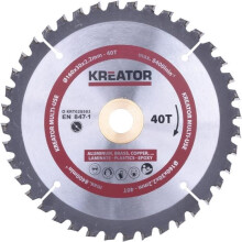 Lama di sega universale in legno HM 160x30mm 40T - KREATOR - KRT020502