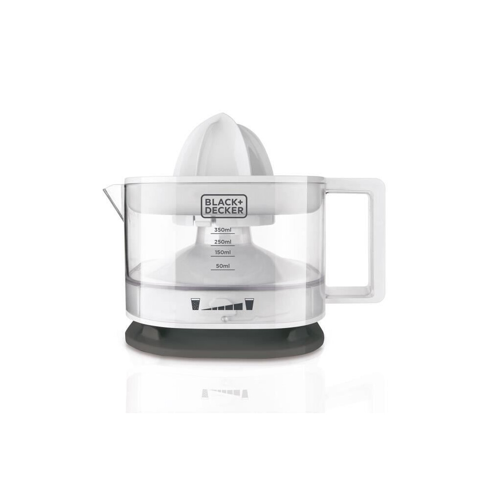 + Decker & Decker Bxcj25e 25W Citrus Juicer With Pulp Regulator Black
