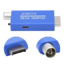 PS1/2 to RF Adapter TV Signal Converter for Game Console & Box