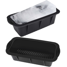 2 peças moldes de bloco de gelo extra grandes