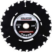 Lama di sega - KREATOR - 165x20mm - 24T - alta qualità