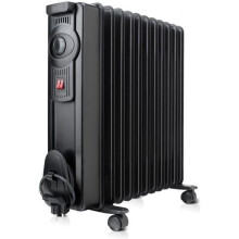 Black+Decker|BXRA2300E- 2300W kylpyjäähdytin ja 11 140mm elementtiä | Säädettävä termostaatti ja kaksi tehoa | Musta
