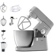Multifunktions-Robot Pâtissier - KENWOOD KVL4170S - Chef XL - 6,7L Mixer + Metall-Hackmesser - Farbe Silber