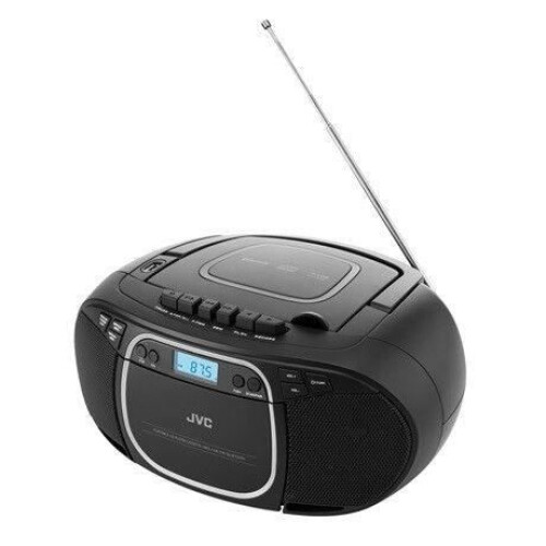 JVC JVC RADIO FM BOOMBOX CD USB BLUETOOTH AUX 3W 1