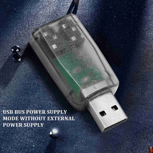 USB naar 3,5 mm microfoonaansluiting stereoheadset 3D-geluidskaart audioadapter pc 2