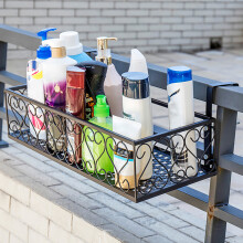 Durable Outdoor Balcony Rail Planter Shelf with Strong Bearing Force