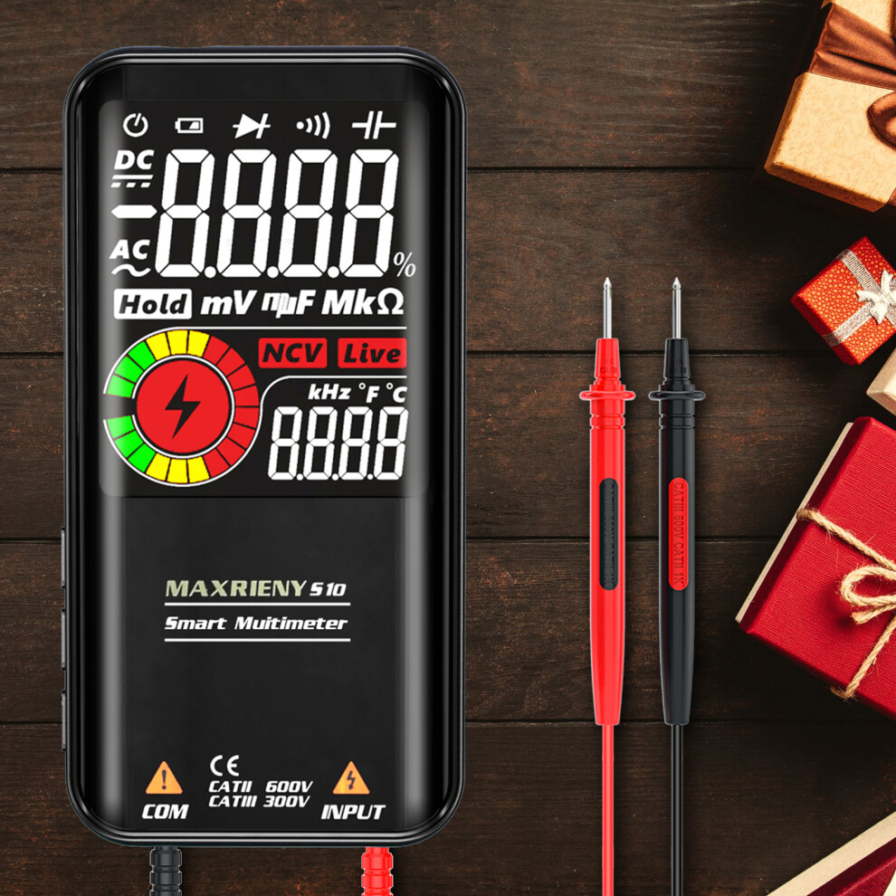 Maxrieny S10/S11 Multimeter 3.3" Lcd, Temperature, Voltage, Resistance 8011340709777