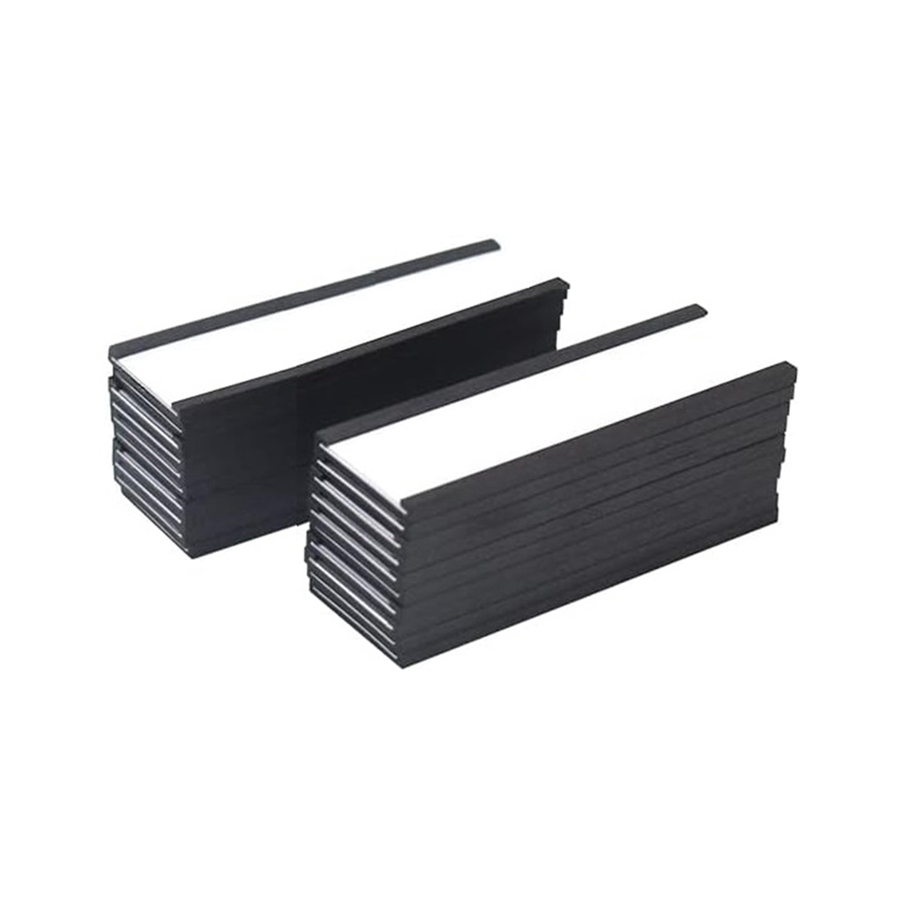 Magnetische Etikettenhouder 4X1,57 Inch 20 Pakken C-Kanaal Witte Papieren Kaarten-image