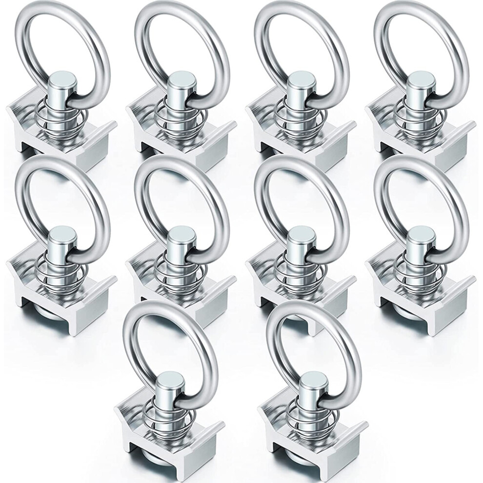 10 Piezas De Ajuste De Perno úNico Con Anillo De Acero Inoxidable-image