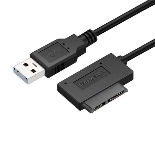 Μετατροπέας USB 35cm για PC 6P+7P CD DVD Rom SATA σε USB 2.0 1