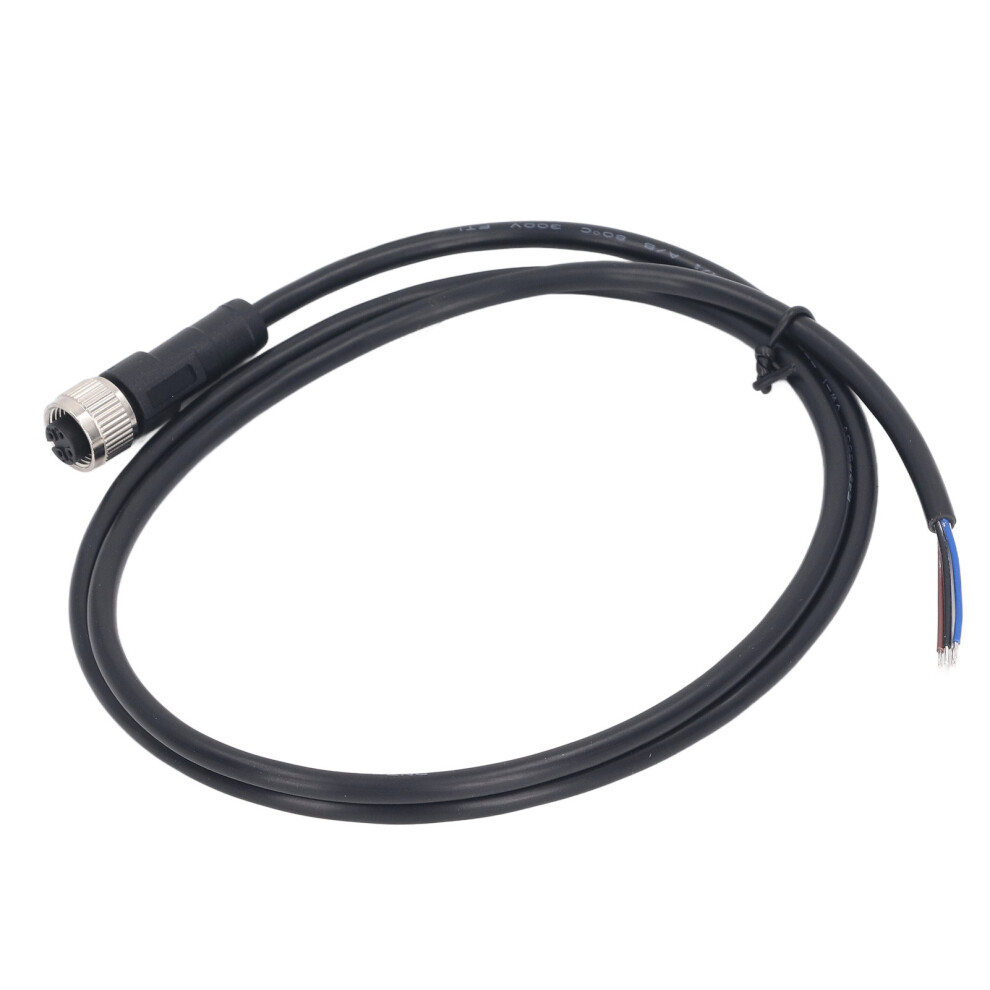 M12 Cable 4 Pin Aviation Socket Electrical Cable