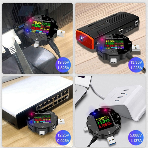 WiFi Tuya Γρήγορη Φόρτιση USB Τάσης Αμπερόμετρου Type-C PD Φορτιστής Ψηφιακός 2
