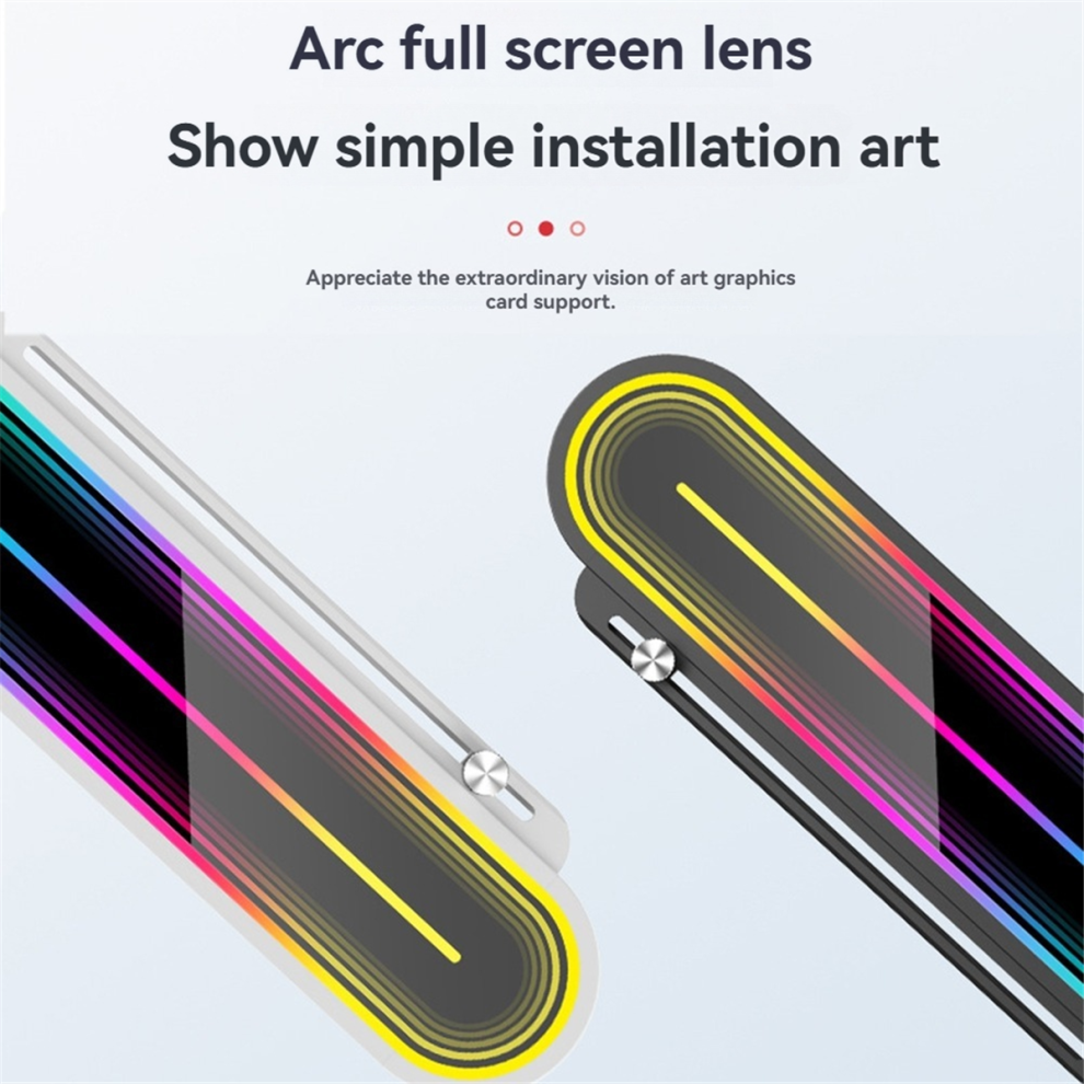 Soporte Anti-Hundimiento Para Tarjeta GráFica Con SincronizacióN Argb, Pantalla De Temperatura, B-image