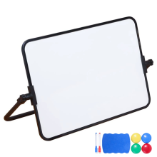 Quadro branco apagável a seco com suporte