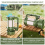 Solar Outdoor Camping Lantern with Cooling Fan LED Flashlight 4