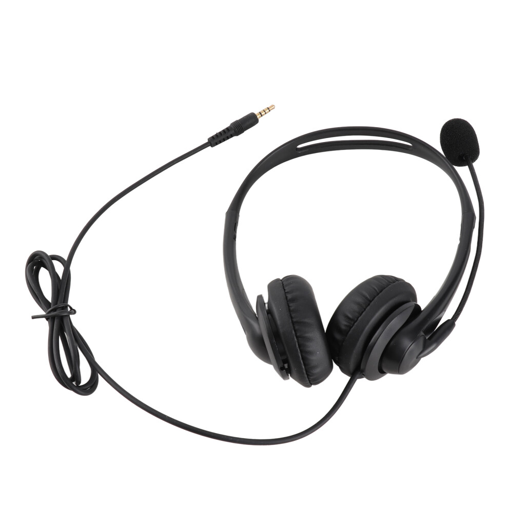 Call Center 3.5Mm Wired Headset With Adjustable Headband & Mic 7901340711850