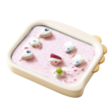 Máquina de iogurte frito Máquina de gelo frito Pequena Mini Uso doméstico Caseiro A