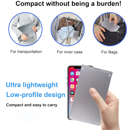 Foldable Mini Bluetooth Keyboard. Portable Ultra-Thin Multi-Device 2