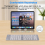 Foldable Mini Bluetooth Keyboard. Portable Ultra-Thin Multi-Device 4