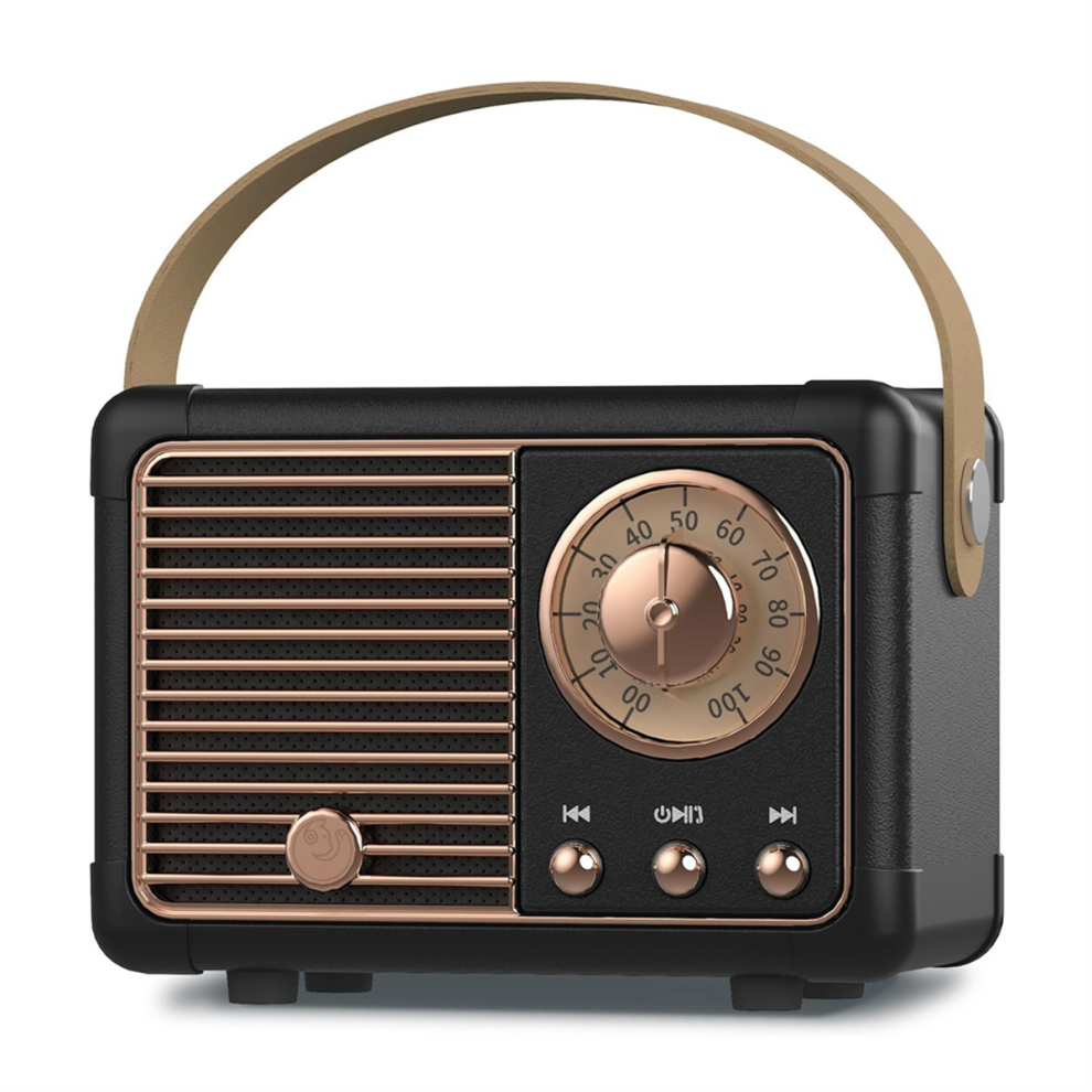 Retro Bluetooth-HøJttaler, Lille TråDløS Bluetooth-HøJttaler-image