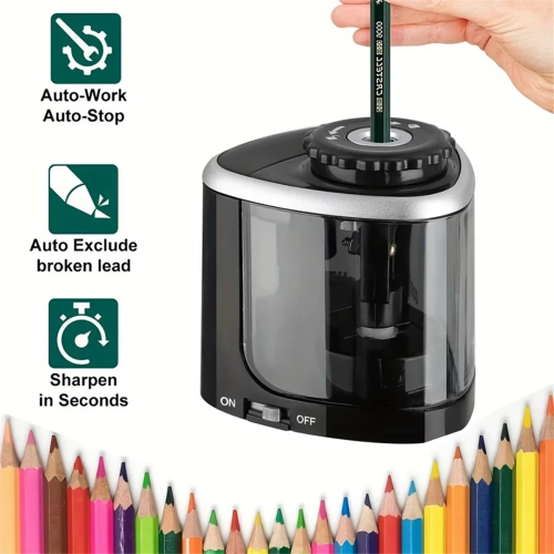 TEN-WIN Electric Sharpener Desktop Automatic Pencil Sharpener 1