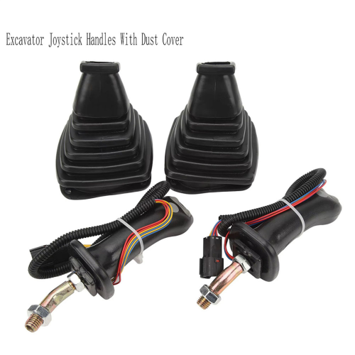 2Pcs 3 Taste Bagger Joystick Griffe mit Staub Abdeckung für Doosan 2